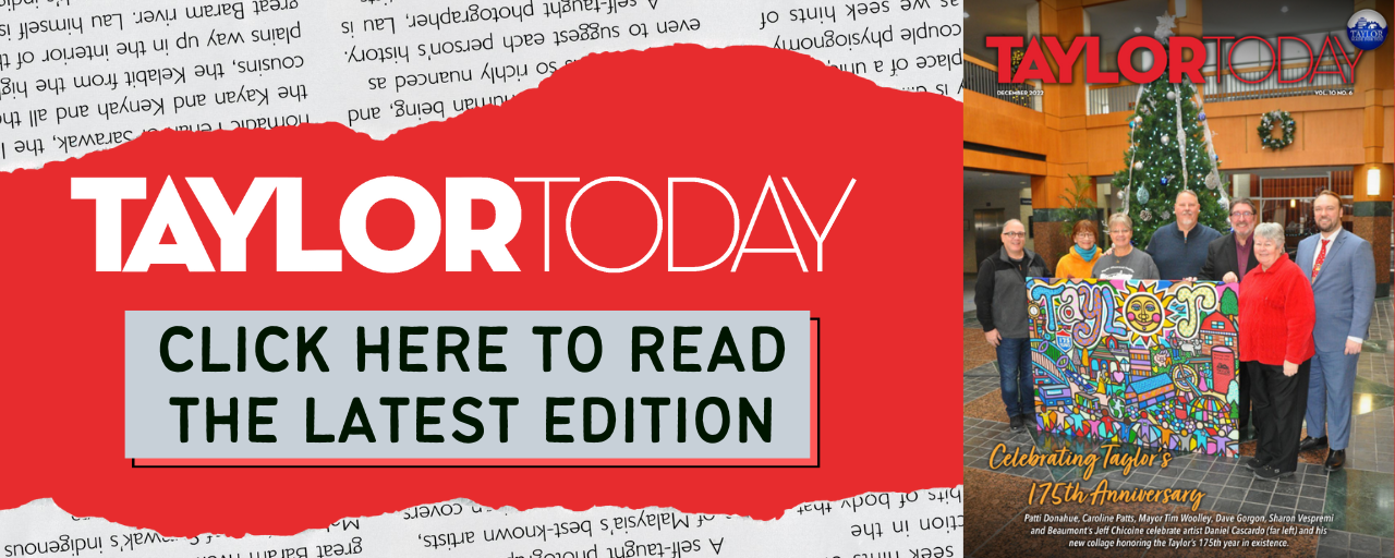 RED TAYLOR TODAY BANNER